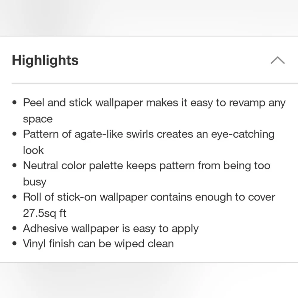 Opalhouse Agate Stone Peel & Stick Wallpaper Cream